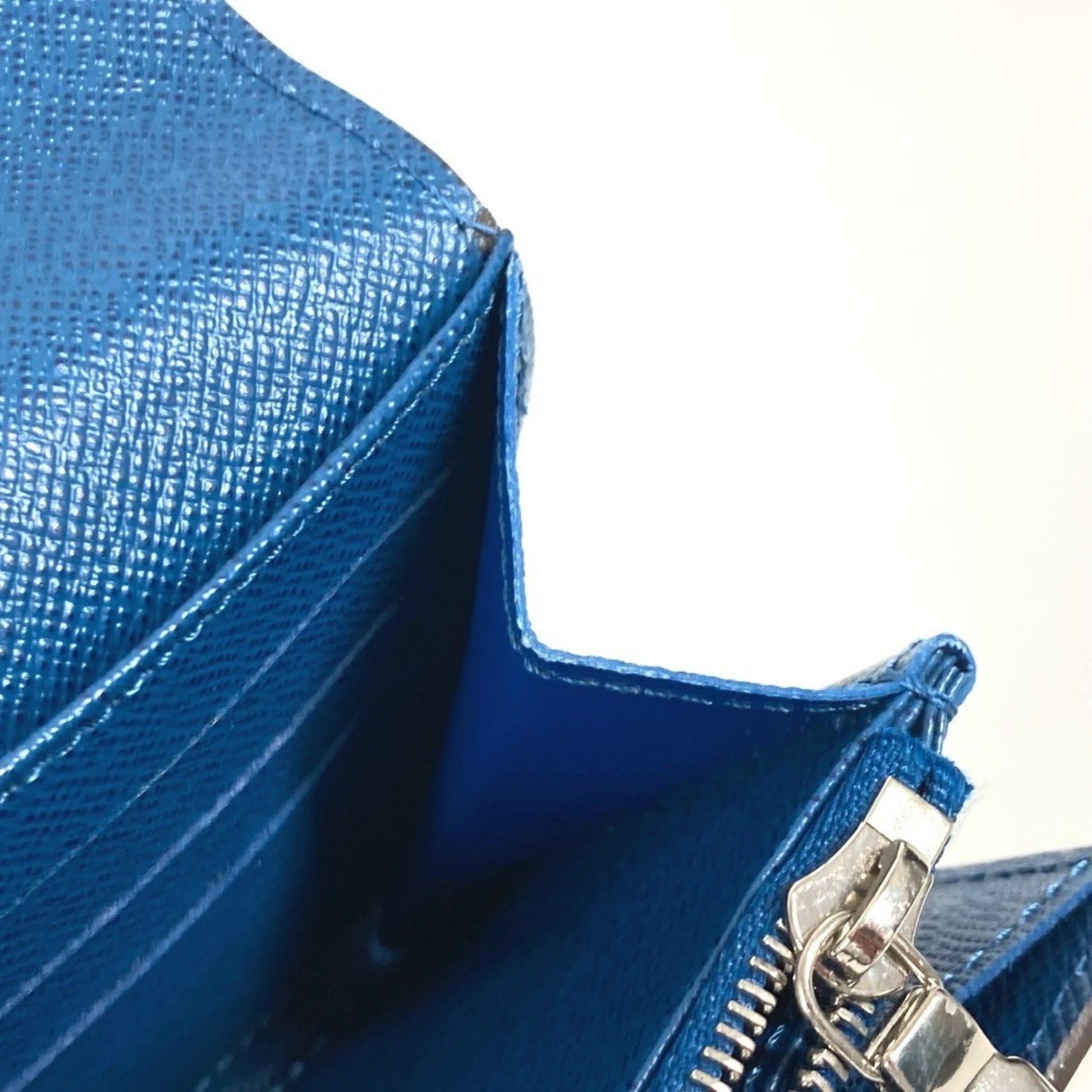 Louis Vuitton Portefeuille Sarah, Navy, Leather, wallet