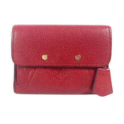 Louis Vuitton Pont Neuf, Red, Leather, wallet