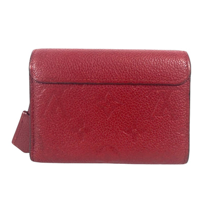 Louis Vuitton Pont Neuf, Red, Leather, wallet