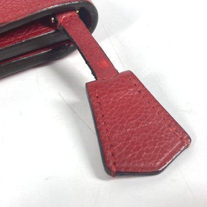 Louis Vuitton Pont Neuf, Red, Leather, wallet