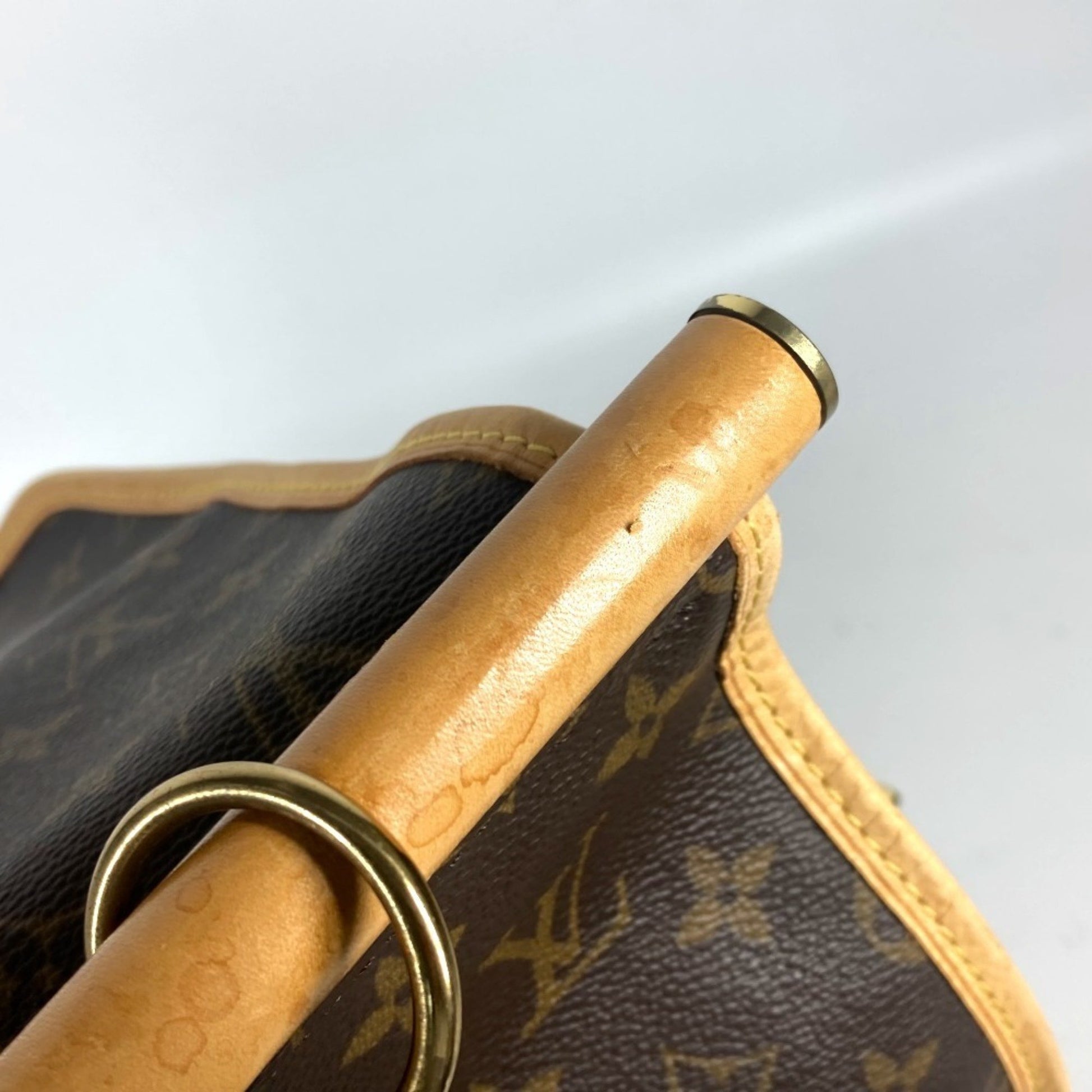 Louis Vuitton Sac Chasse, Brown, Canvas, handbag