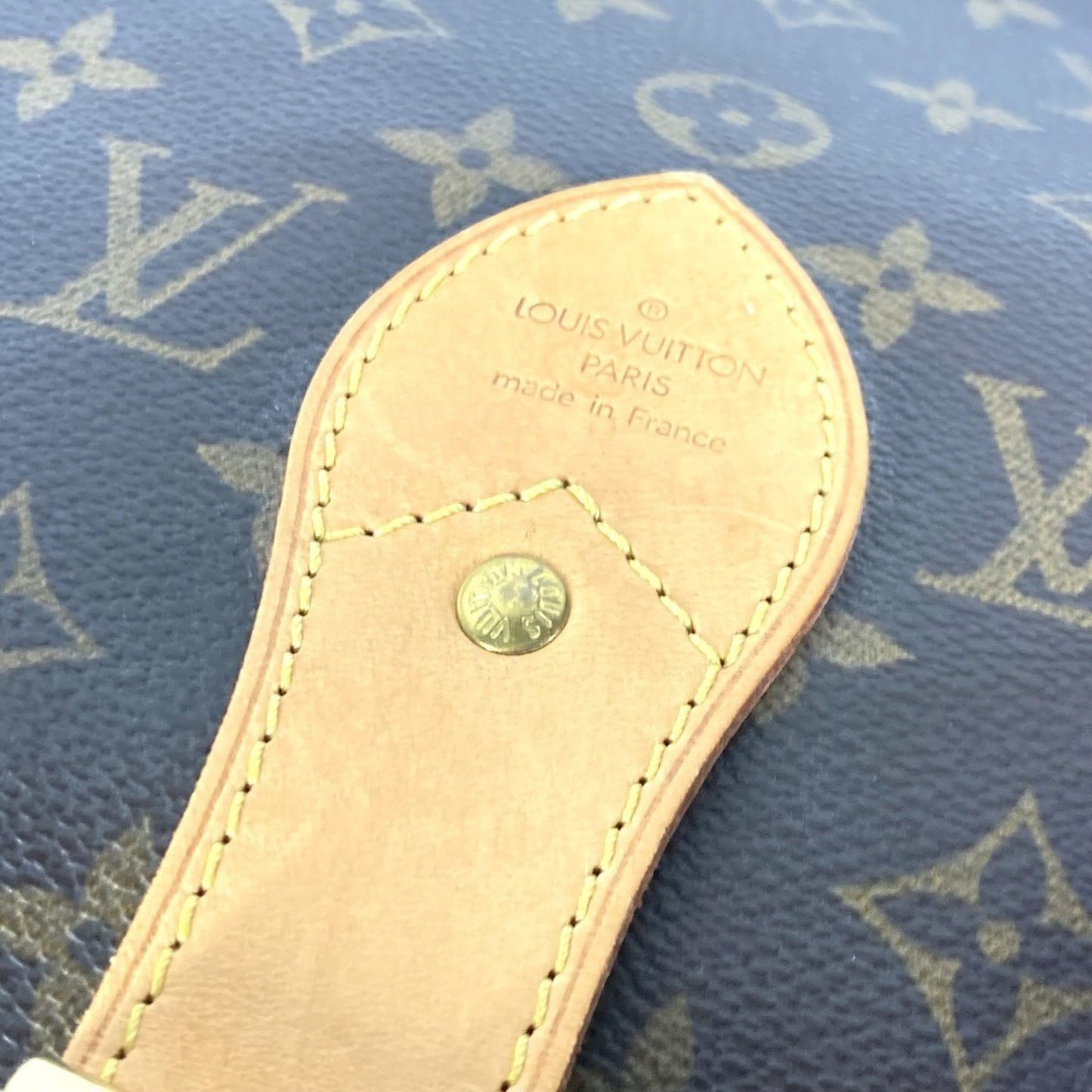 Louis Vuitton Sac Chasse, Brown, Canvas, handbag