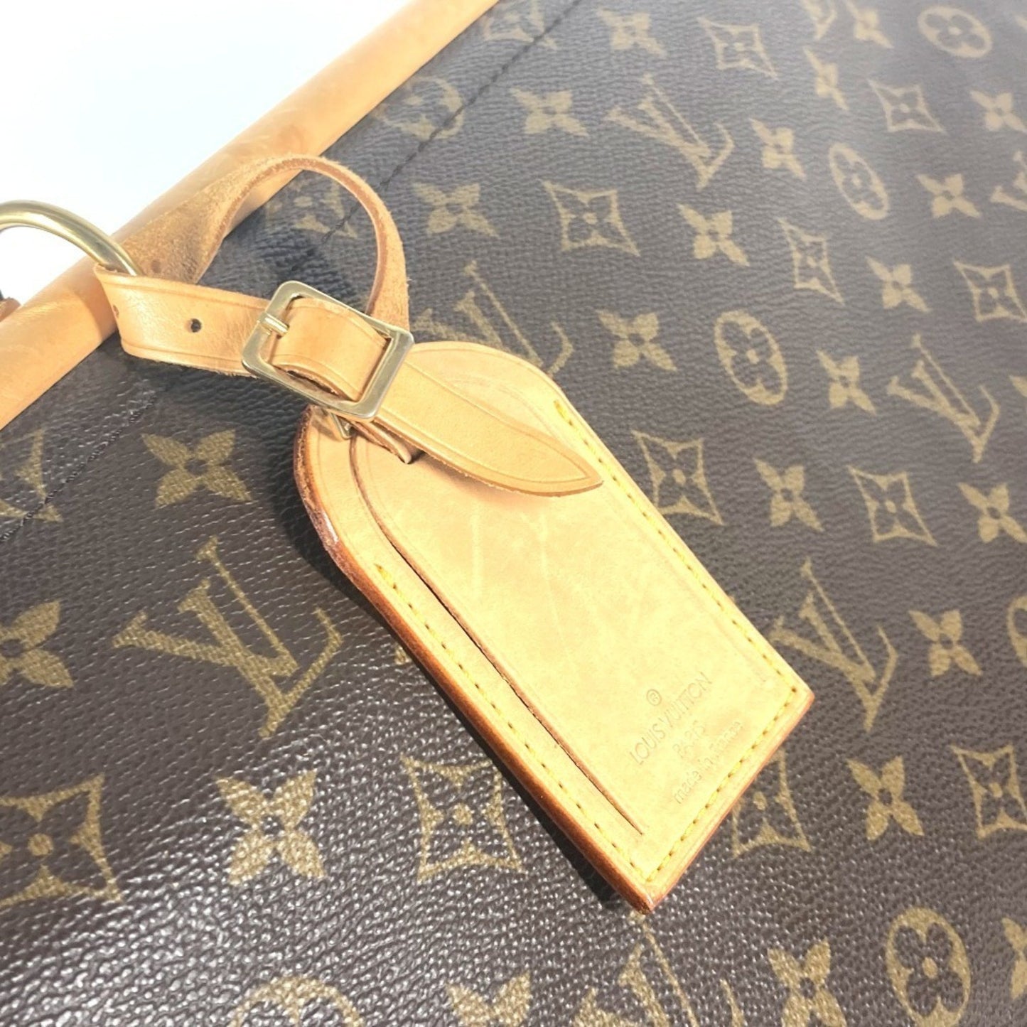 Louis Vuitton Sac Chasse, Brown, Canvas, handbag