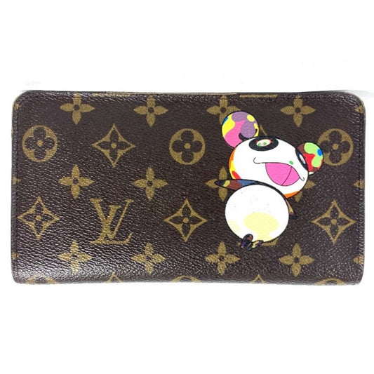 Louis Vuitton Zippy wallet, Brown, Canvas, wallet