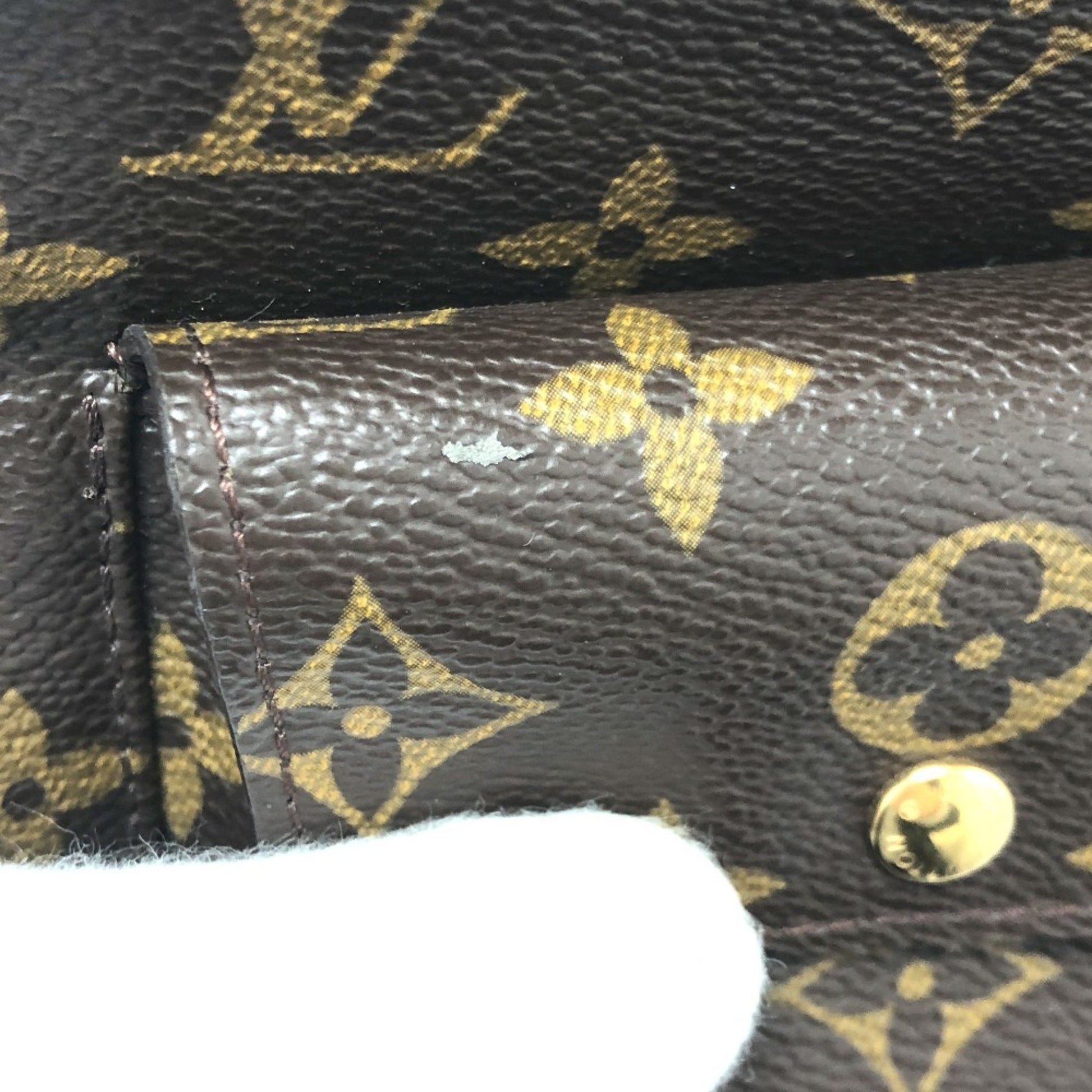 Louis Vuitton Partition, Brown, Canvas, clutch