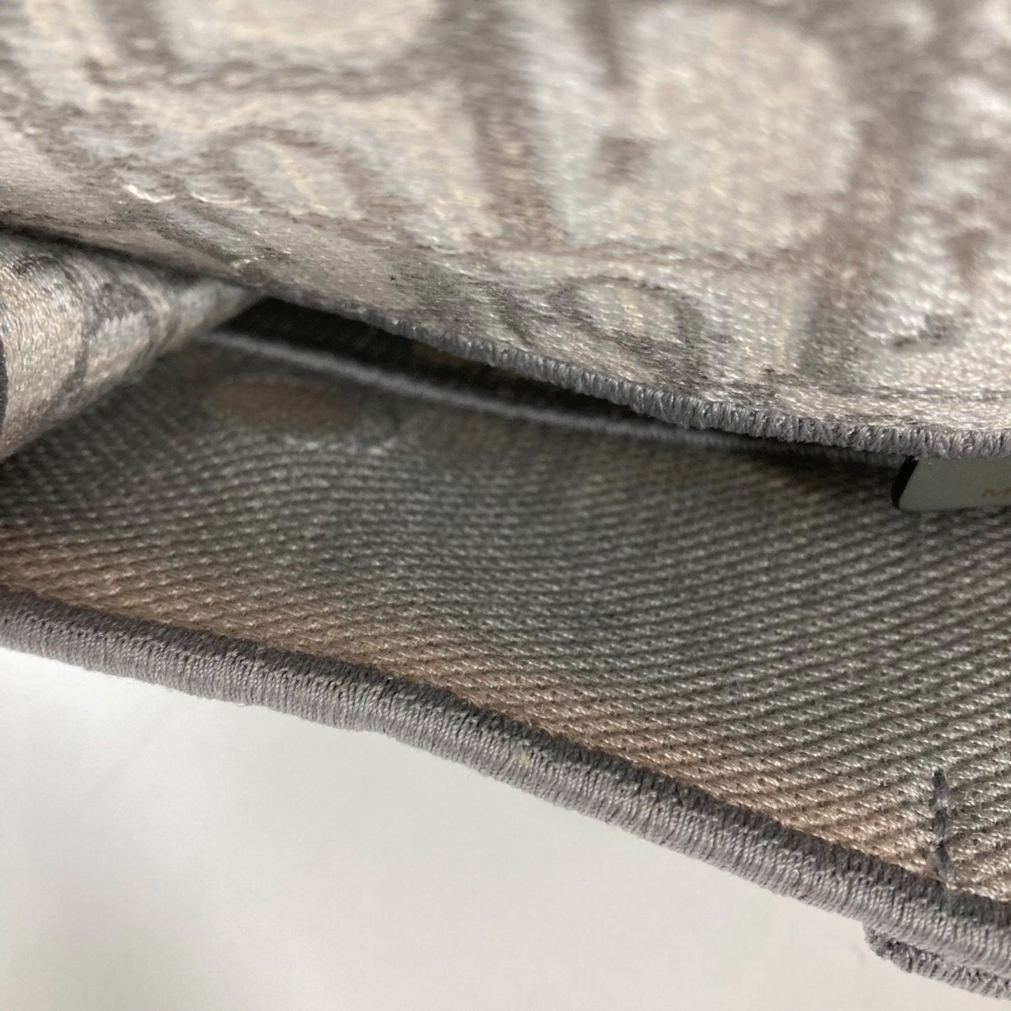Dior Saddle Dior Oblique, Grey, Canvas, shoulder