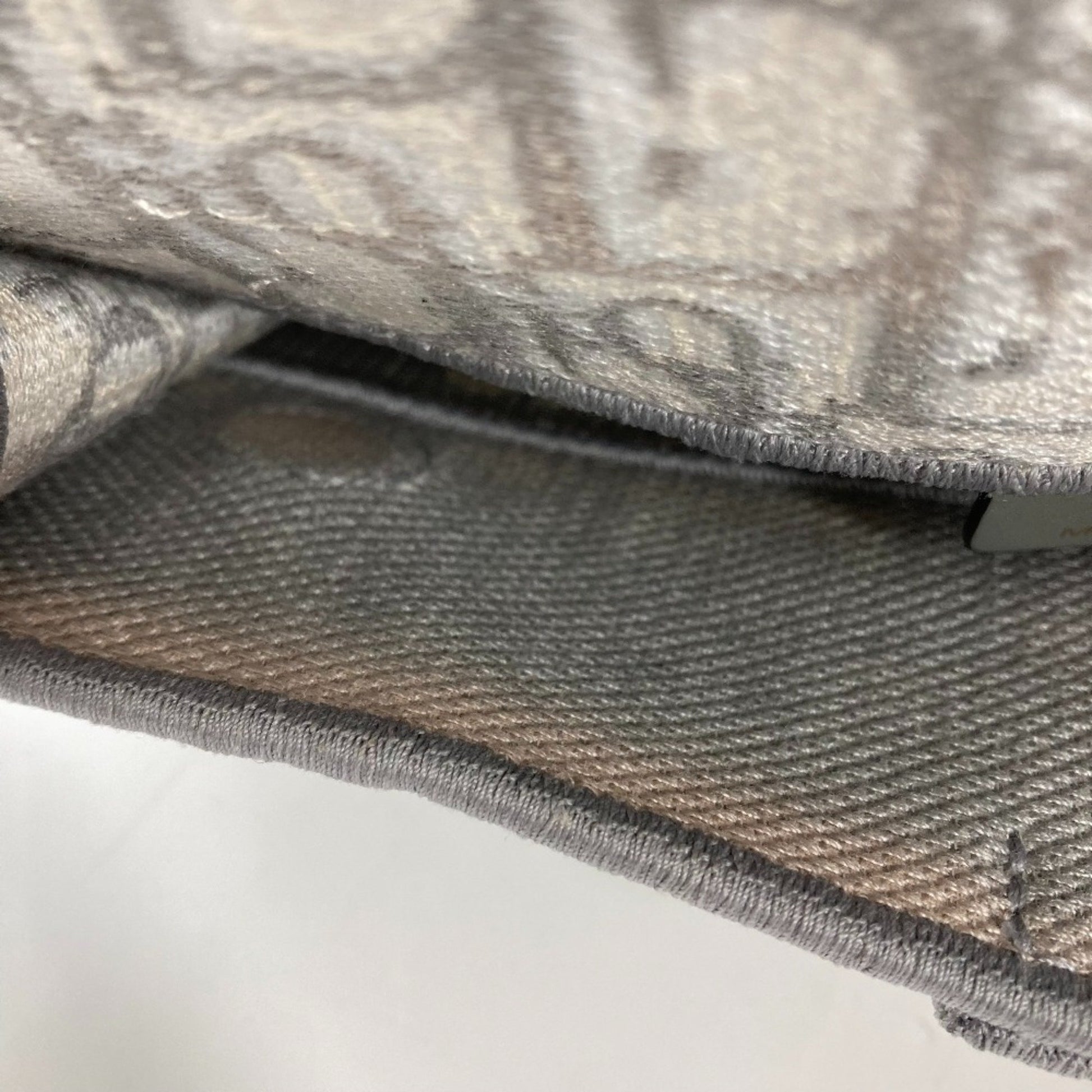 Dior Saddle Dior Oblique, Grey, Canvas, shoulder