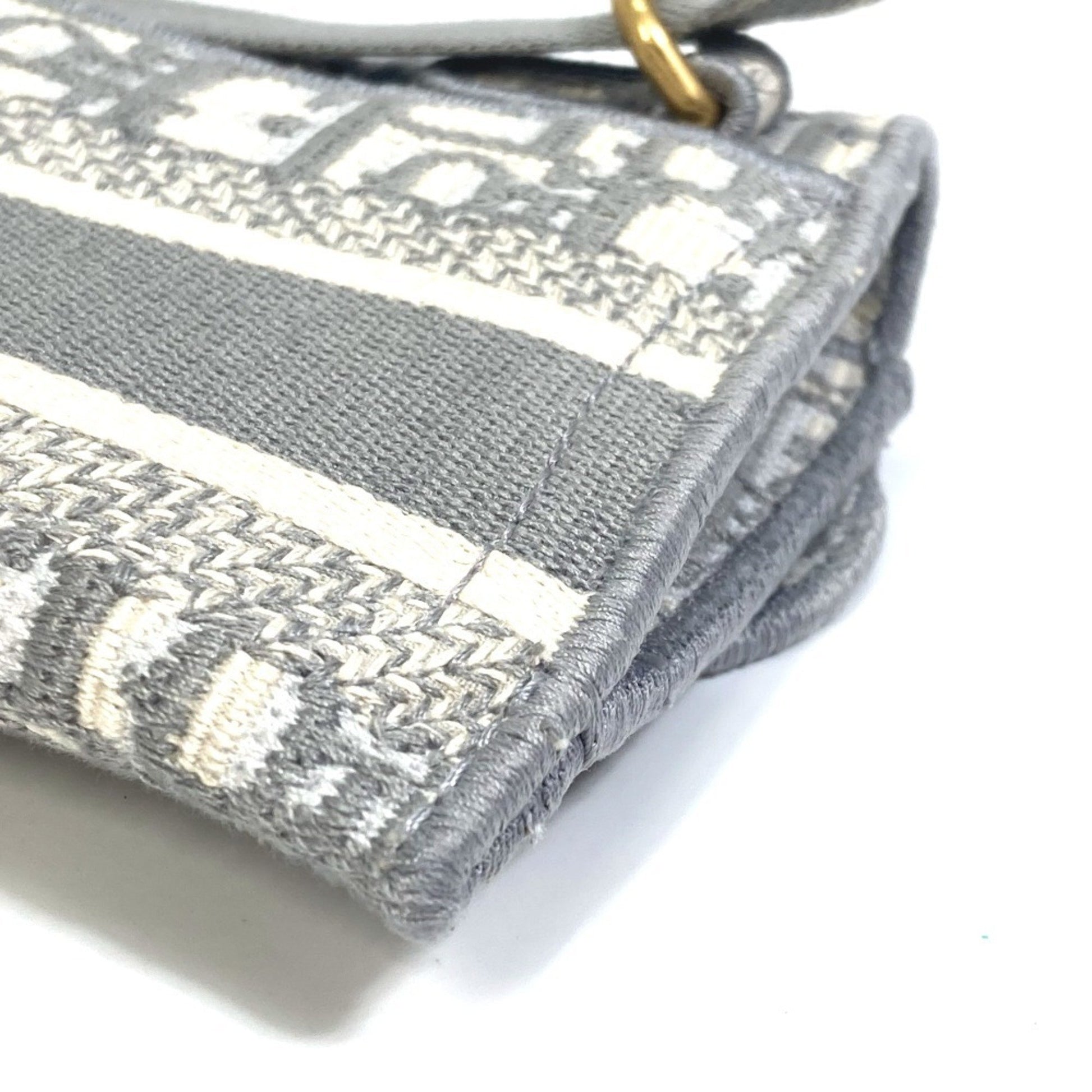 Dior Saddle Dior Oblique, Grey, Canvas, shoulder