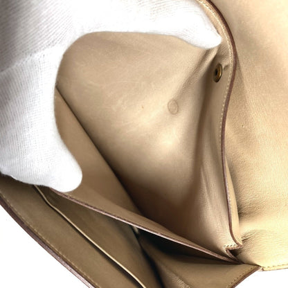 Hermès, Beige, Leather, clutch