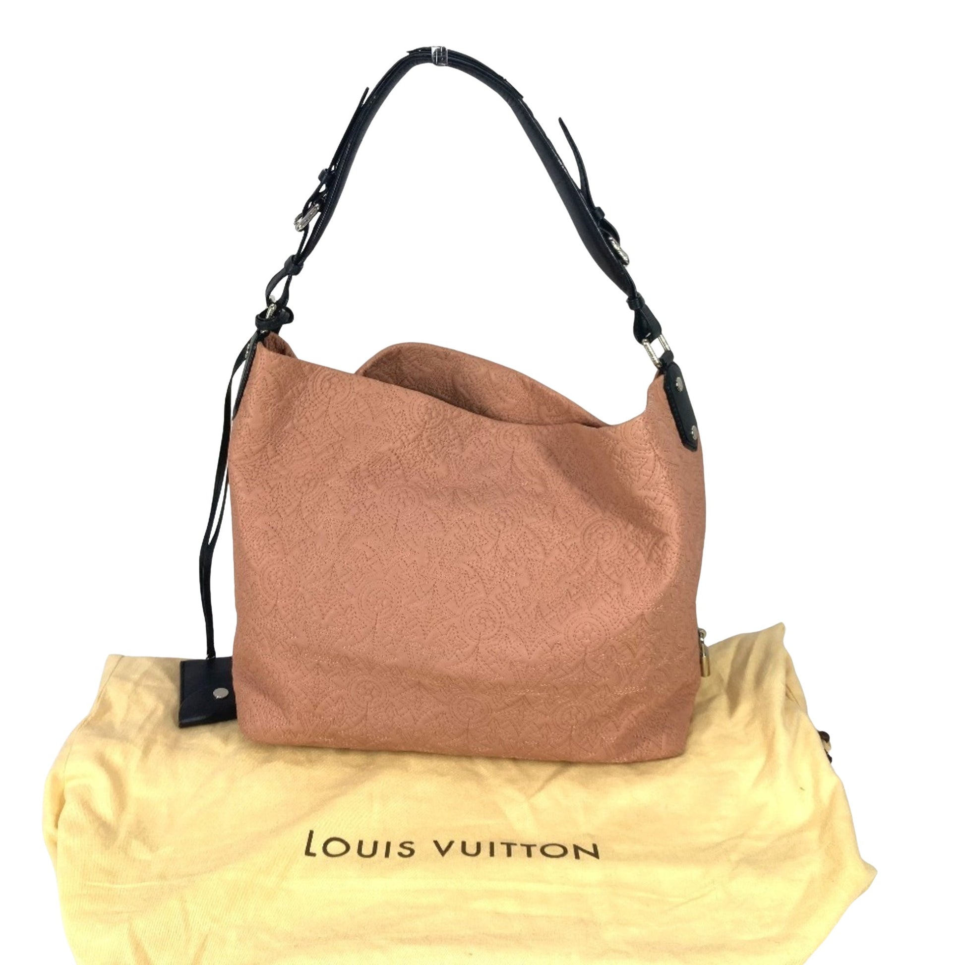 Louis Vuitton Antheia, Pink, Leather, tote