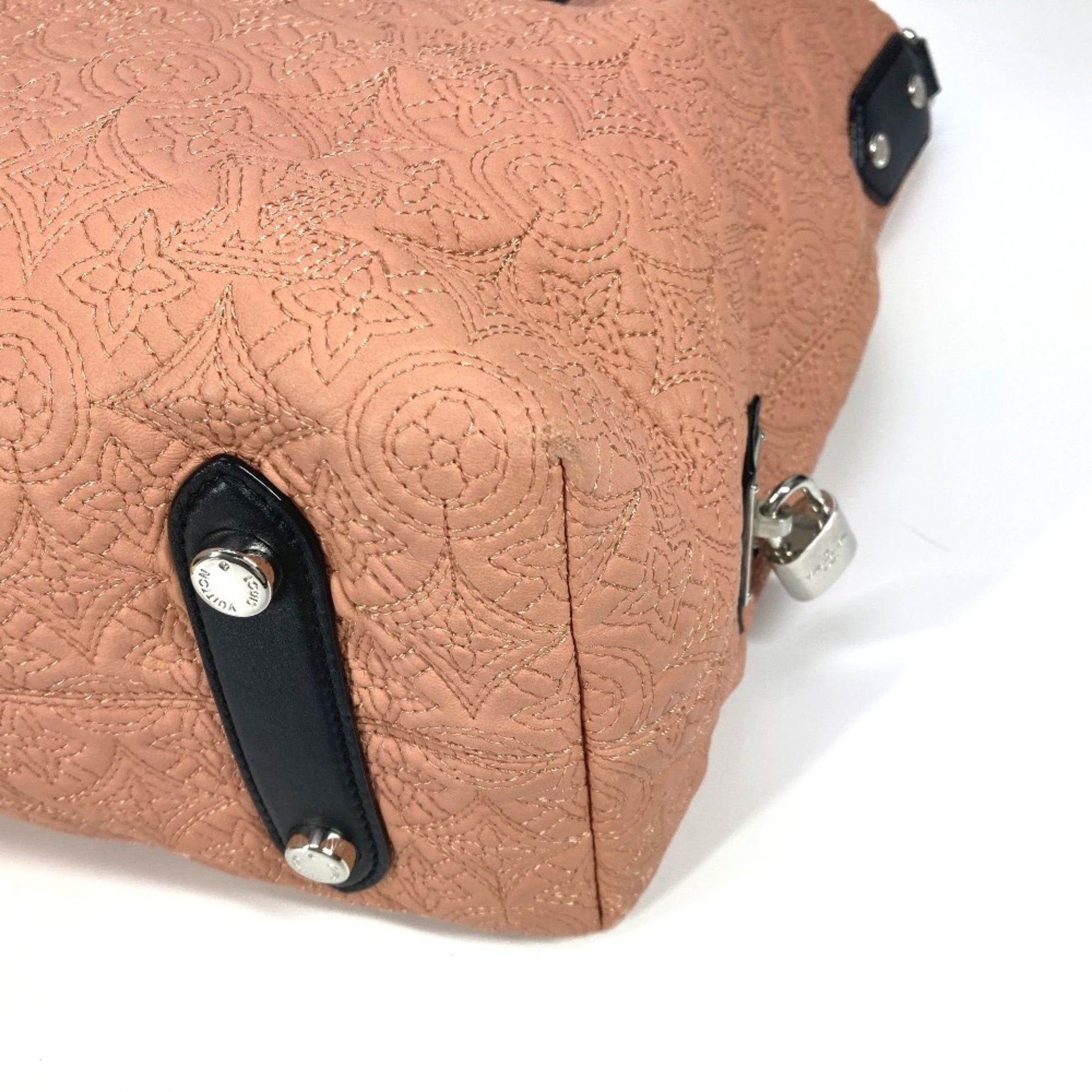 Louis Vuitton Antheia, Pink, Leather, tote
