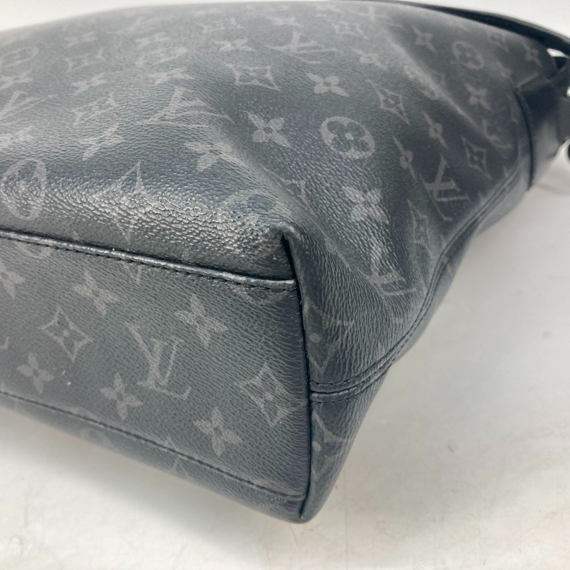 Louis Vuitton Explorer, Black, Canvas, tote