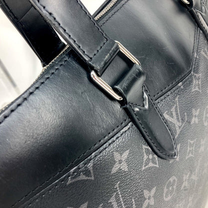 Louis Vuitton Explorer, Black, Canvas, tote