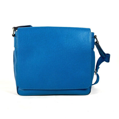 Louis Vuitton Roman, Blue, Leather, shoulder
