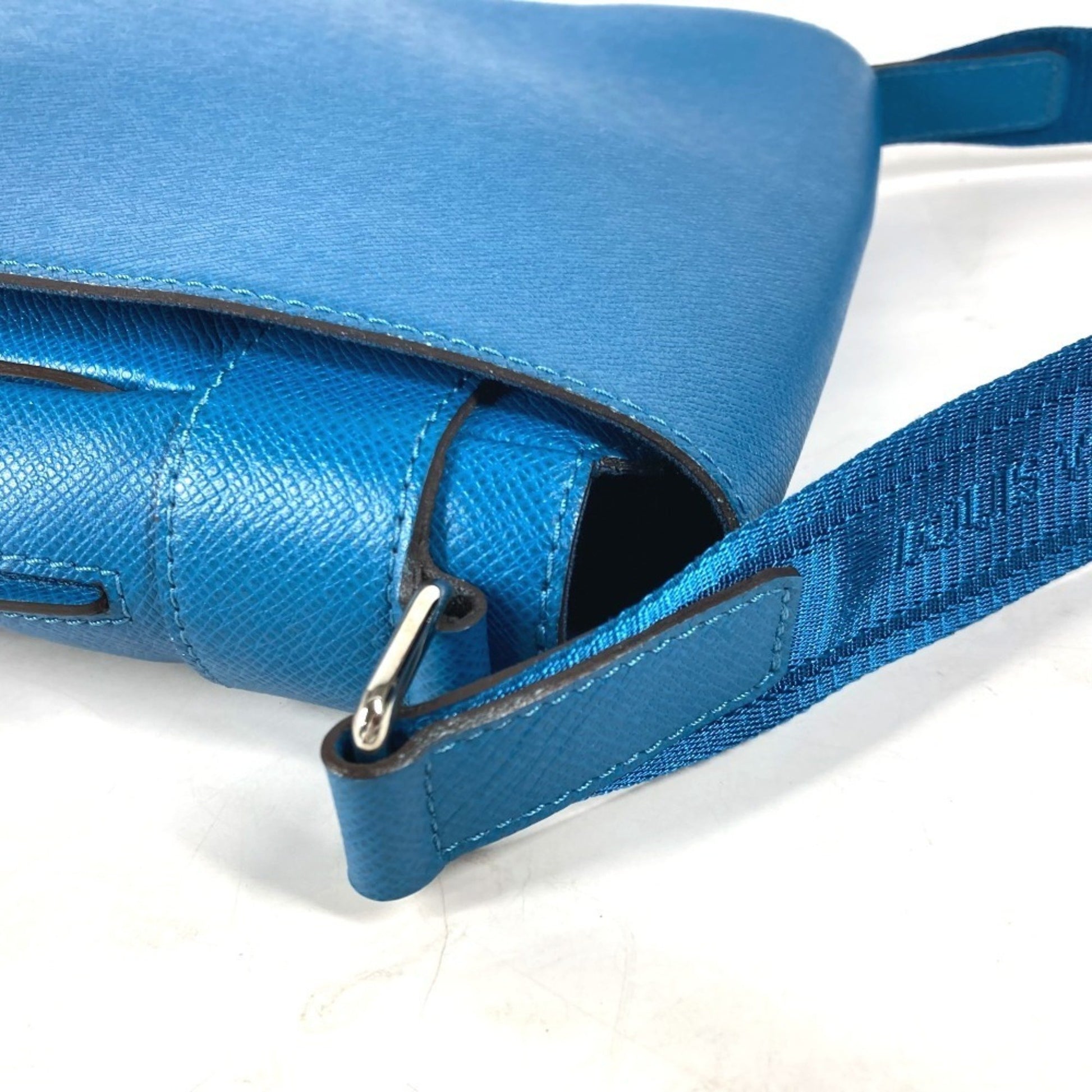 Louis Vuitton Roman, Blue, Leather, shoulder