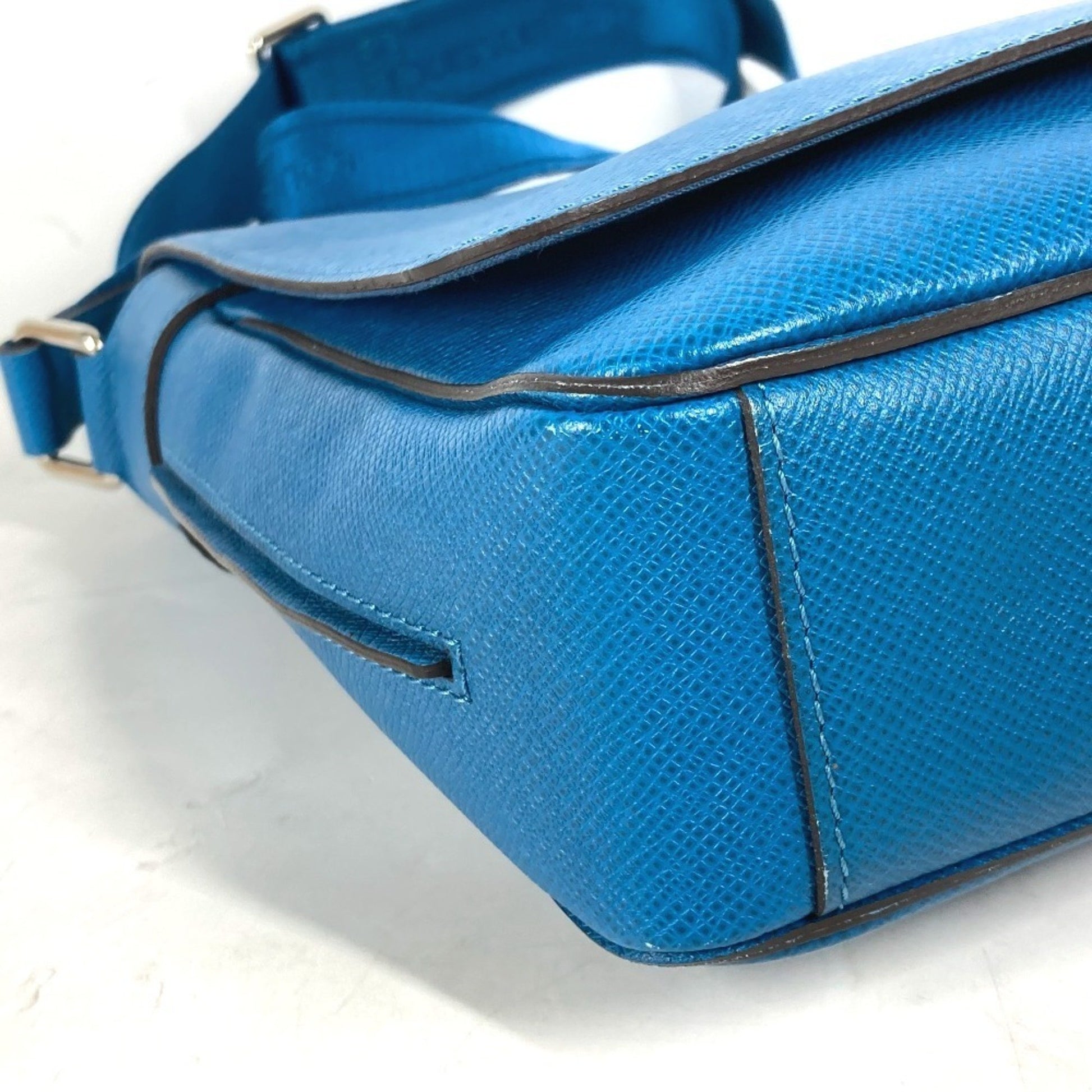 Louis Vuitton Roman, Blue, Leather, shoulder