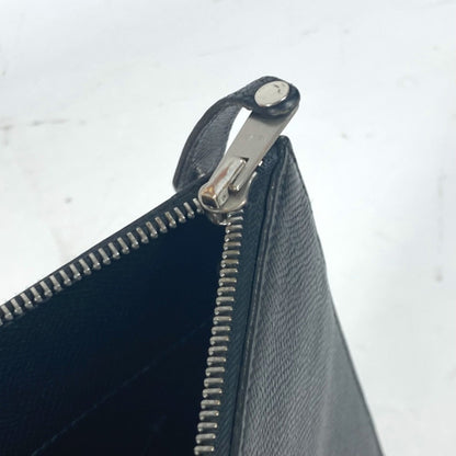 Hermès Cityhall, Black, Leather, clutch