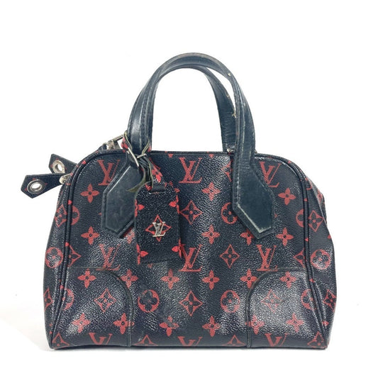 Louis Vuitton Dora, Black, Canvas, shoulder