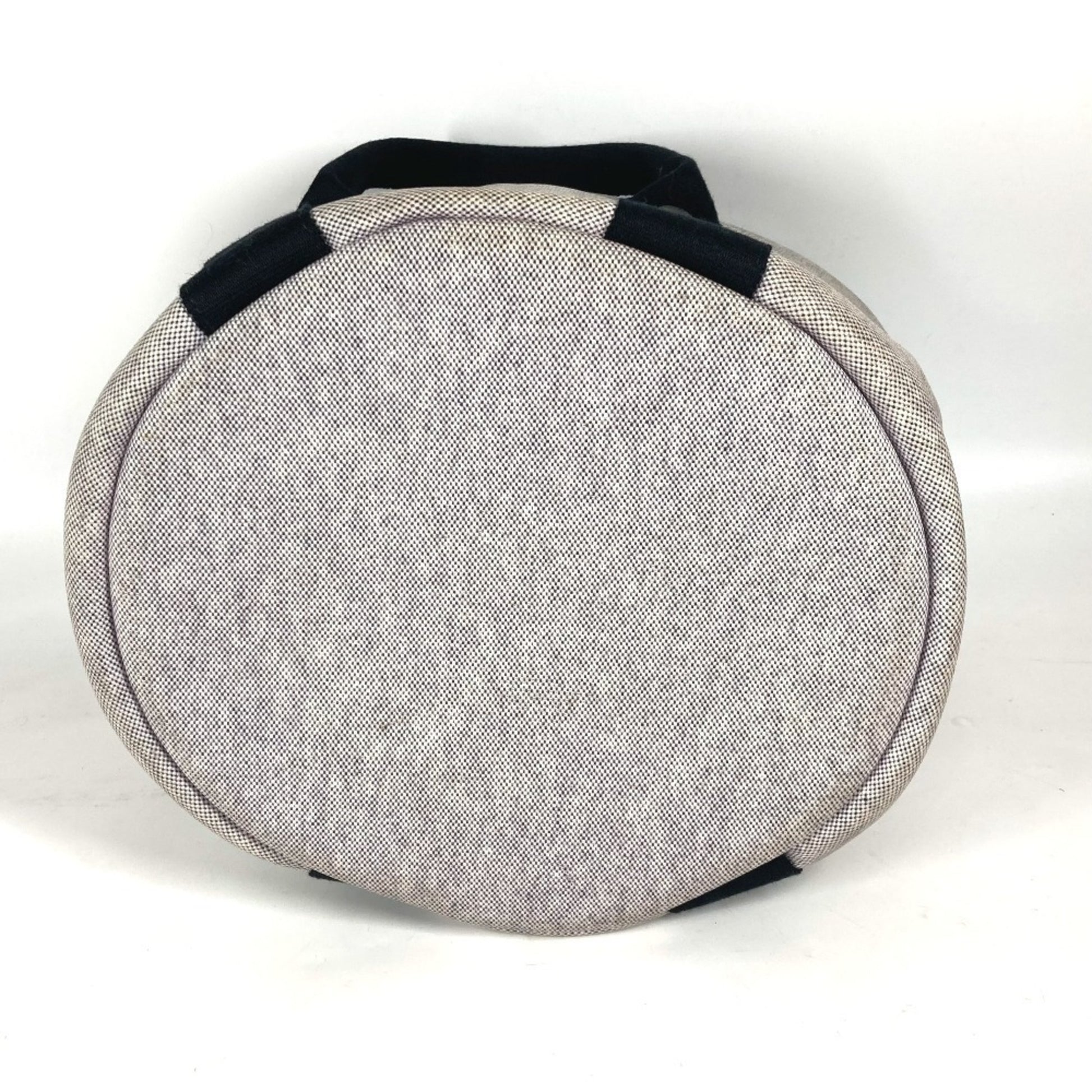 Hermès, Grey, Canvas, handbag