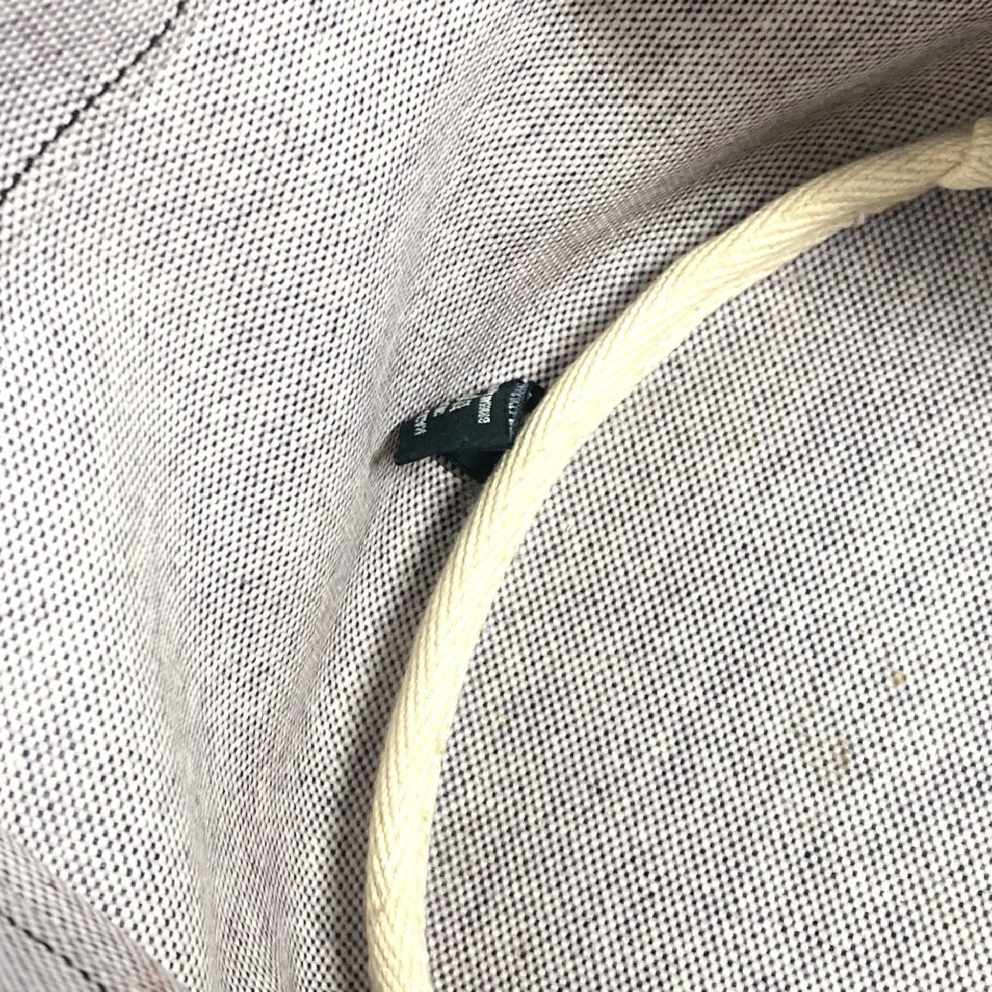 Hermès, Grey, Canvas, handbag