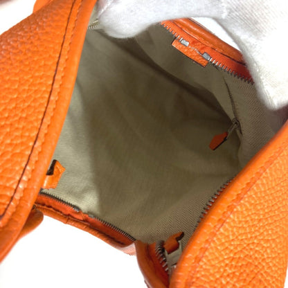 Hermès Massai, Orange, Leather, shoulder