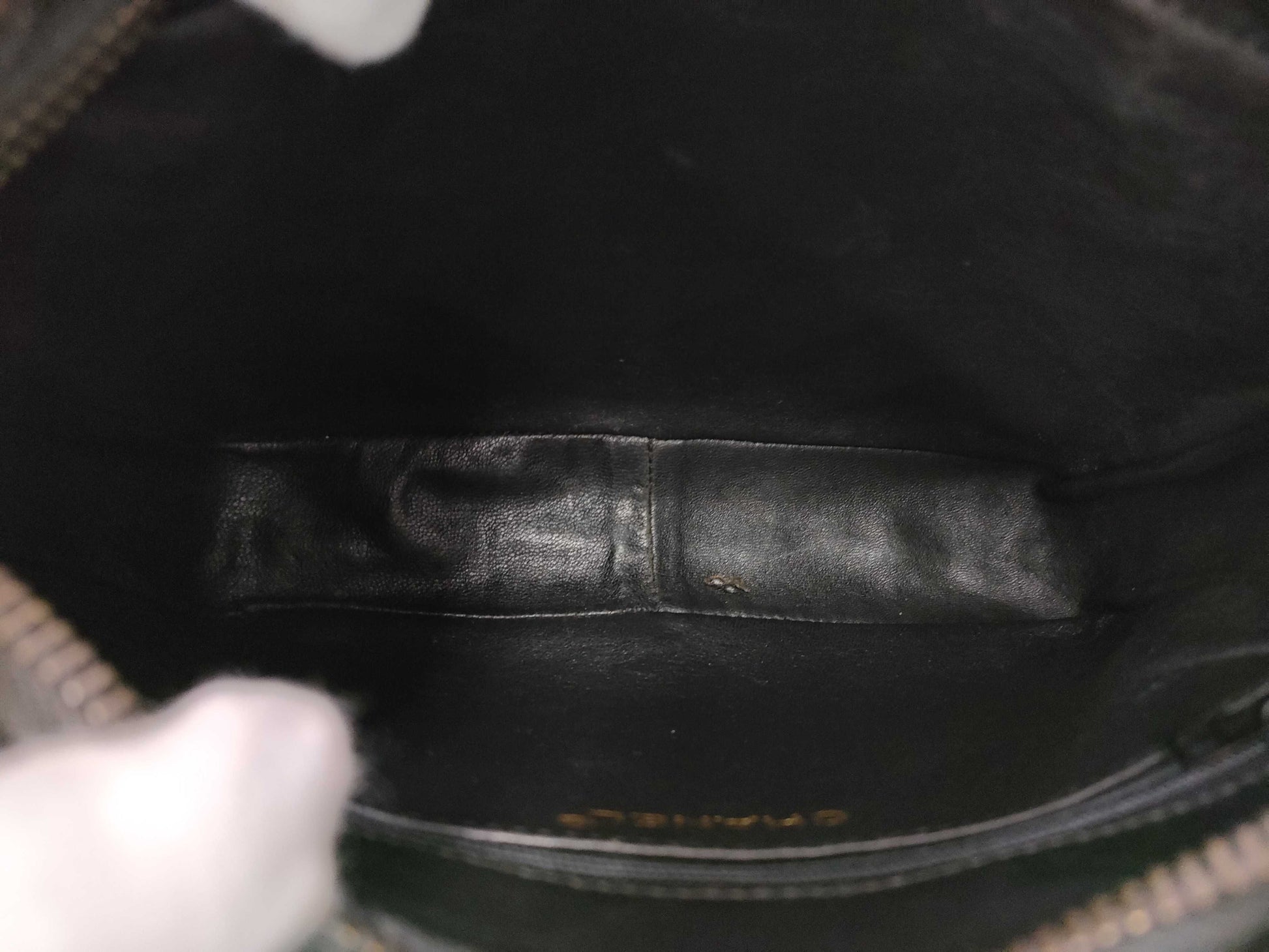 Chanel, Black, Leather, shoulder