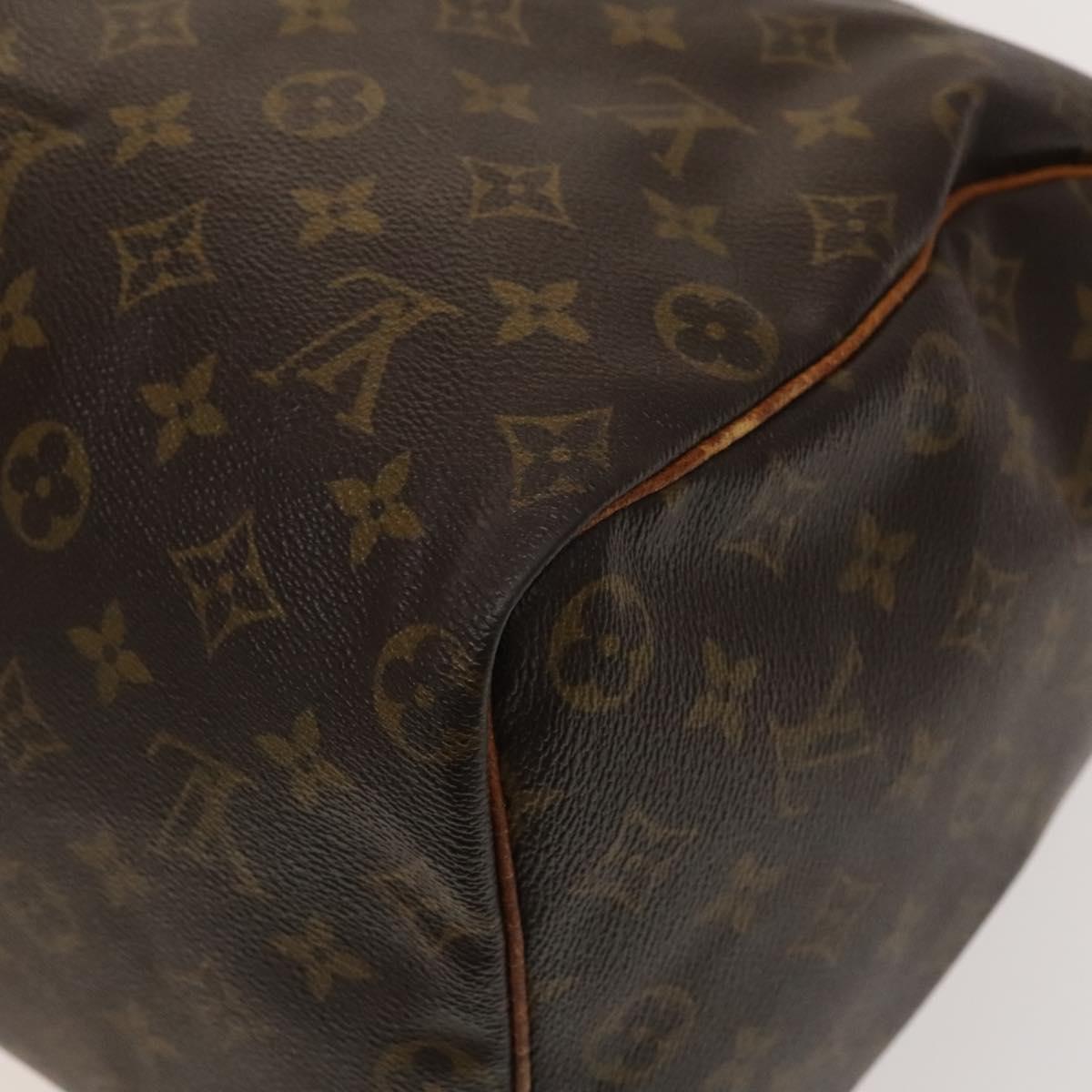 Louis Vuitton Speedy Handbag Monogram Canvas, BROWN, CANVAS, Handbag