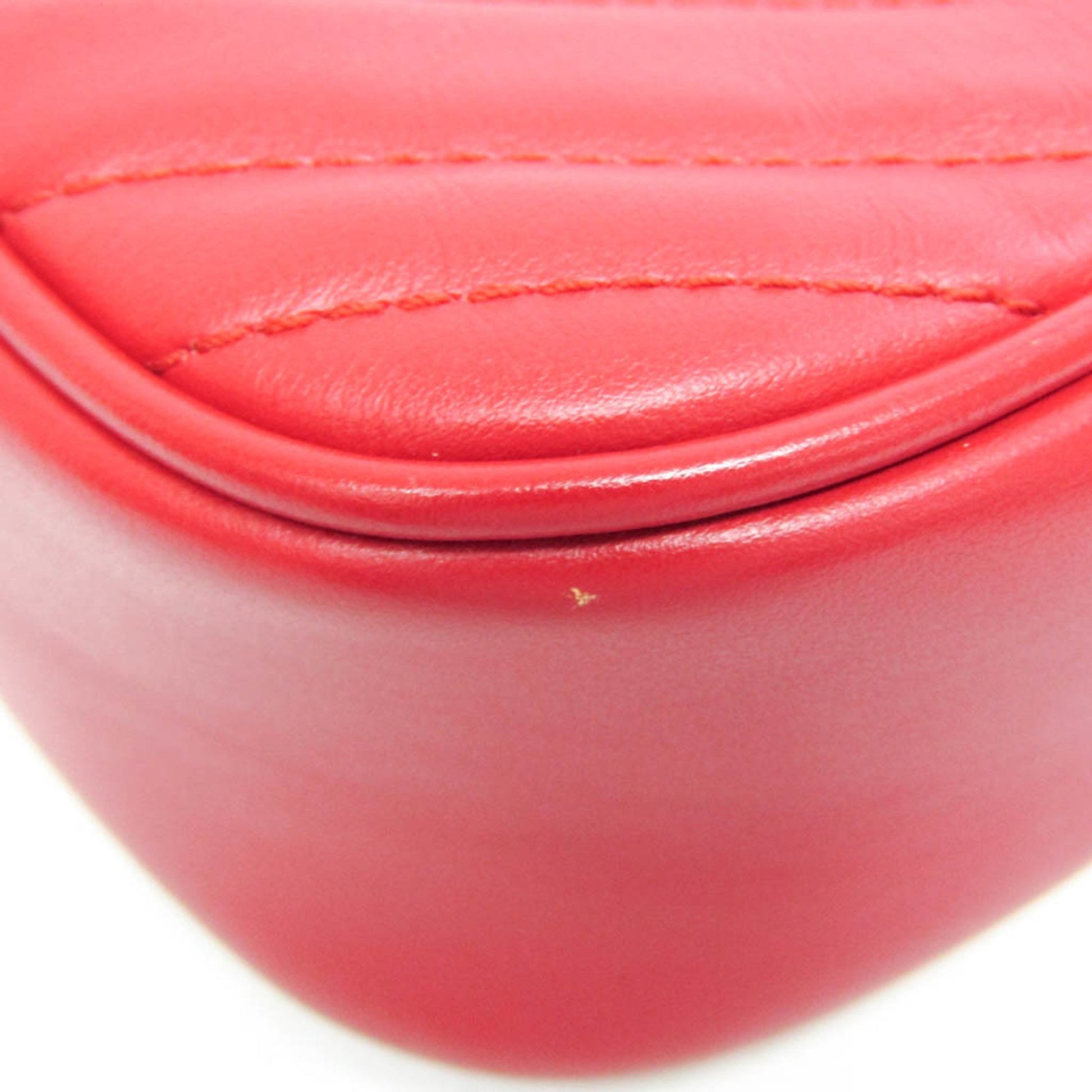 Gucci Marmont, Red, Leather, shoulder