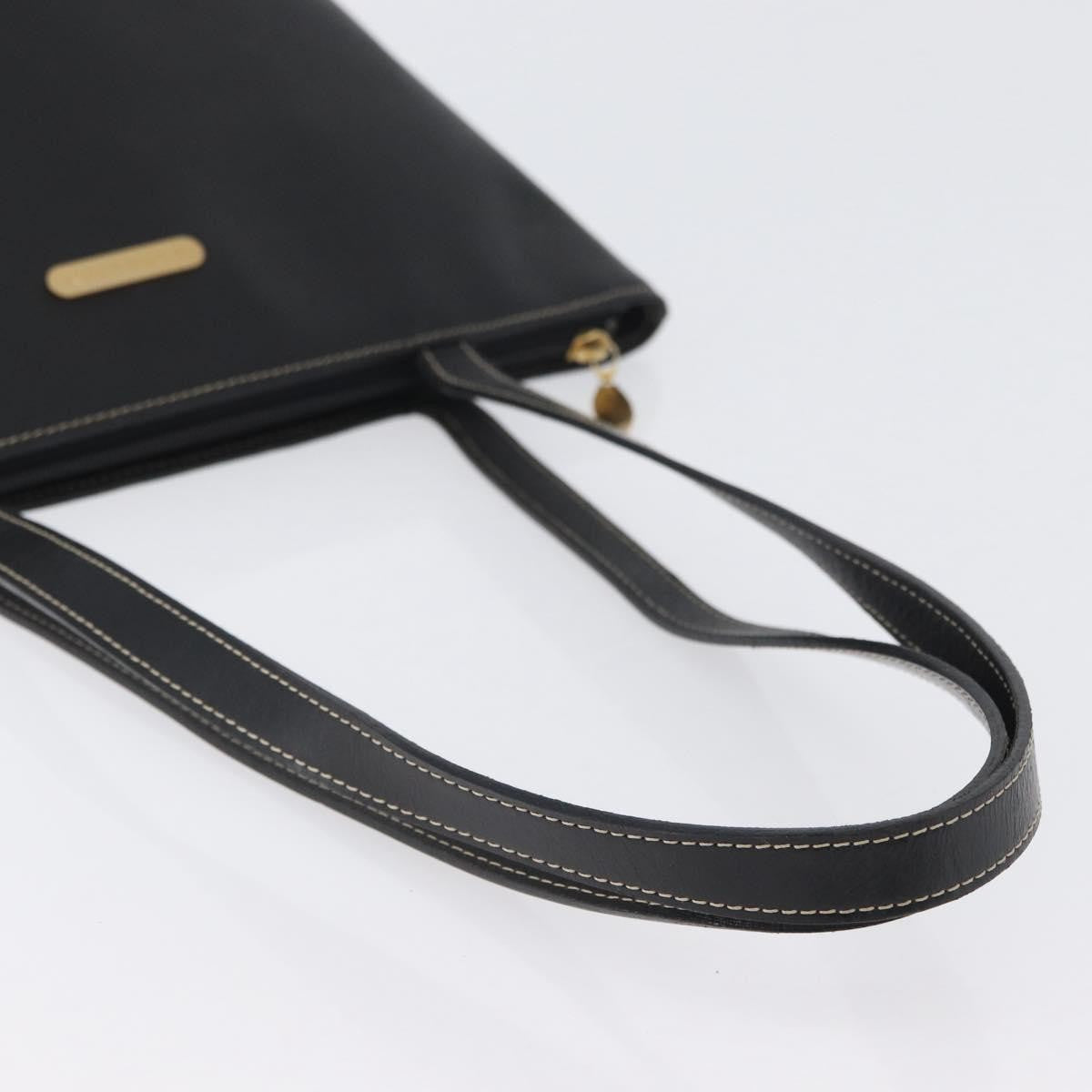 Burberry Vintage Leather, Black, Leather, Tote Bag