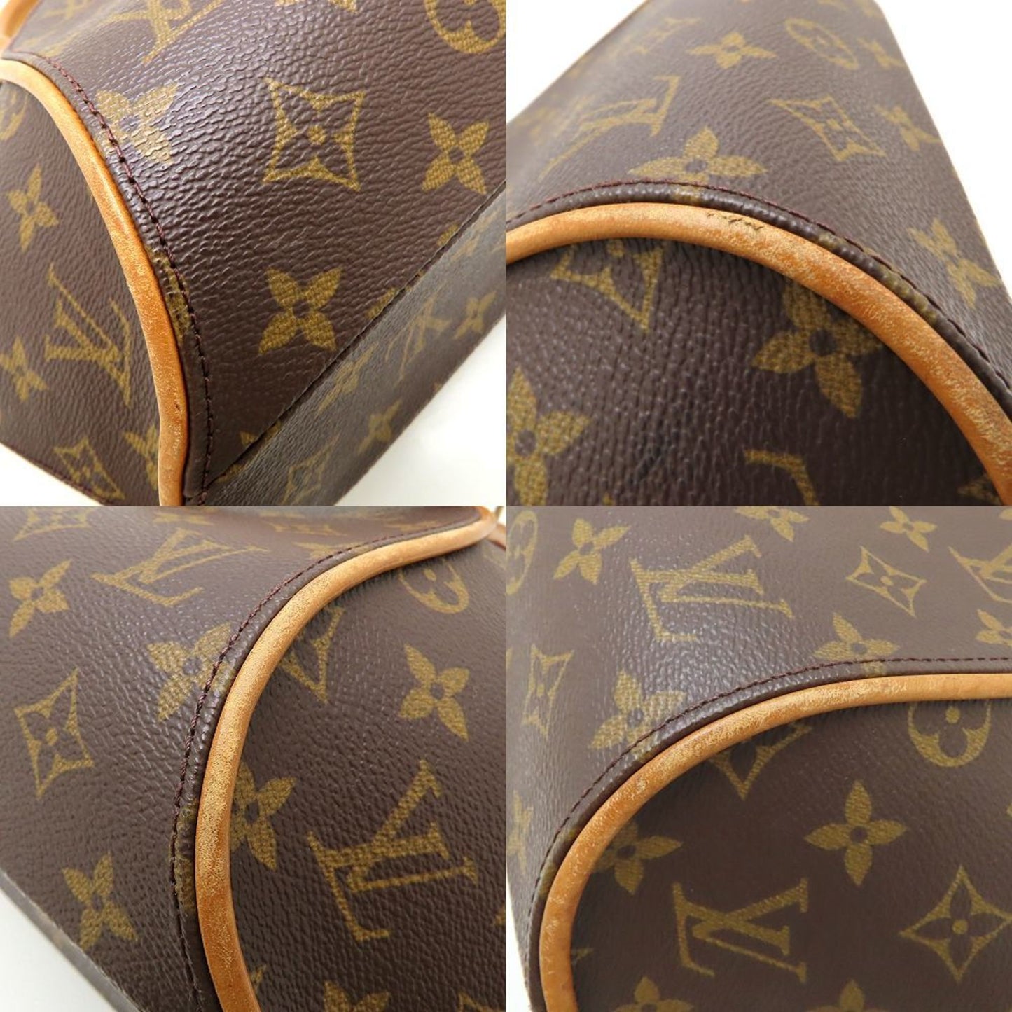 Louis Vuitton Ellipse PM, Brown, Canvas, handbag
