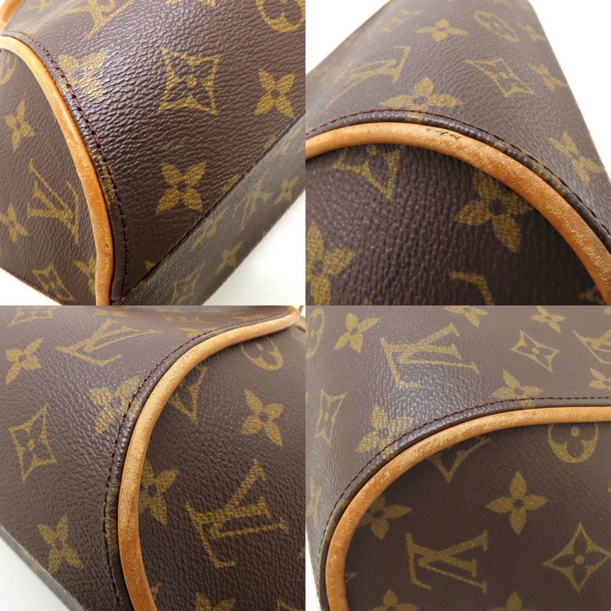 Louis Vuitton Ellipse PM, Brown, Canvas, handbag