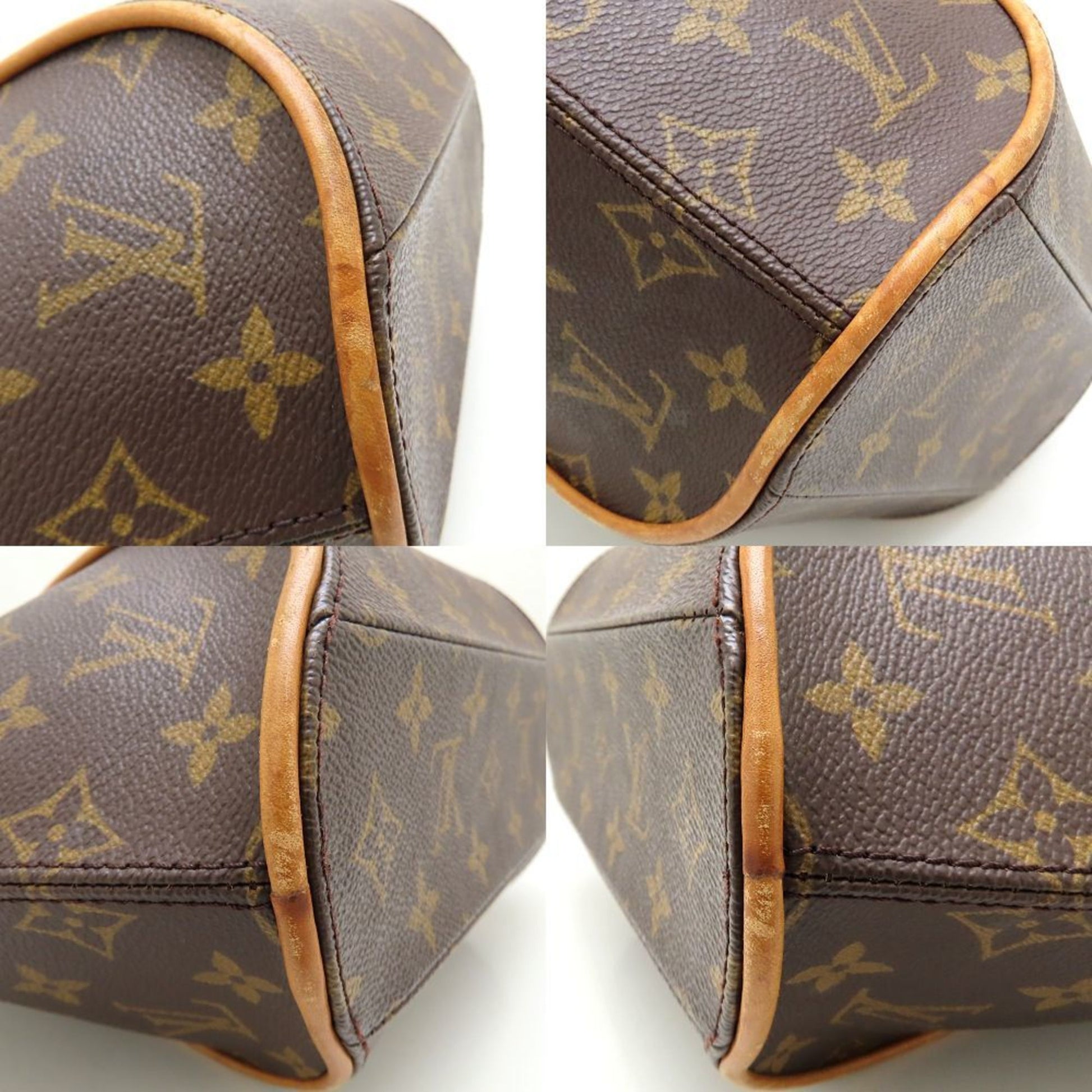 Louis Vuitton Ellipse PM, Brown, Canvas, handbag