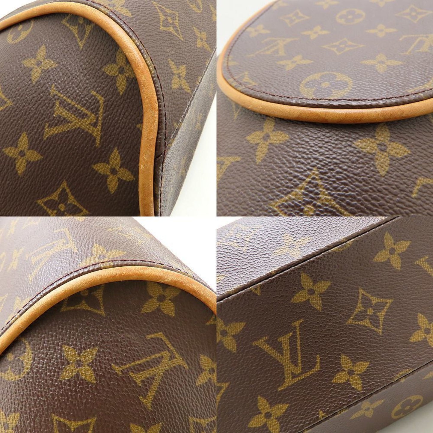 Louis Vuitton Ellipse PM, Brown, Canvas, handbag
