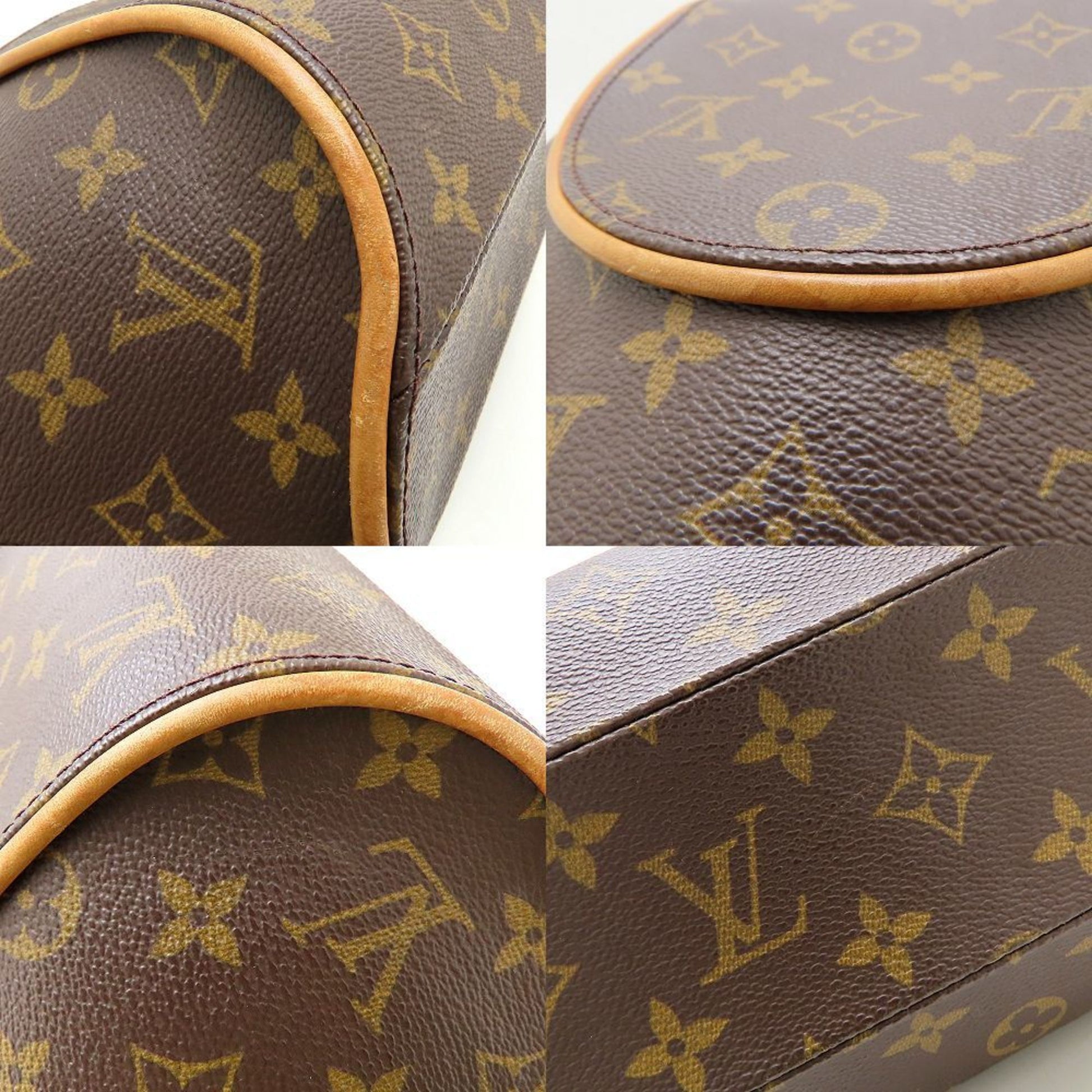 Louis Vuitton Ellipse PM, Brown, Canvas, handbag