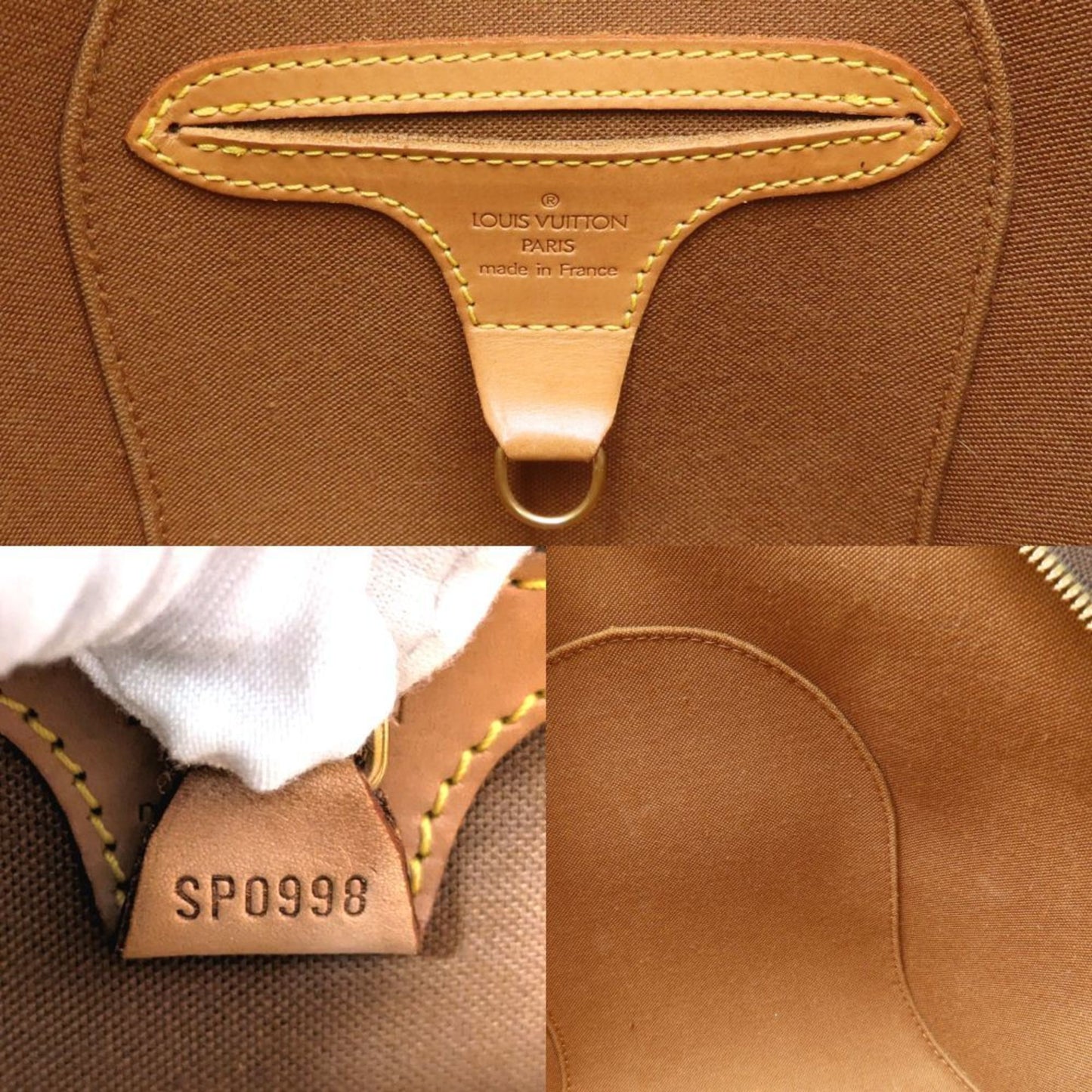 Louis Vuitton Ellipse PM, Brown, Canvas, handbag