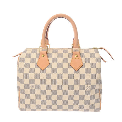 Louis Vuitton Speedy 25, White, Canvas, handbag