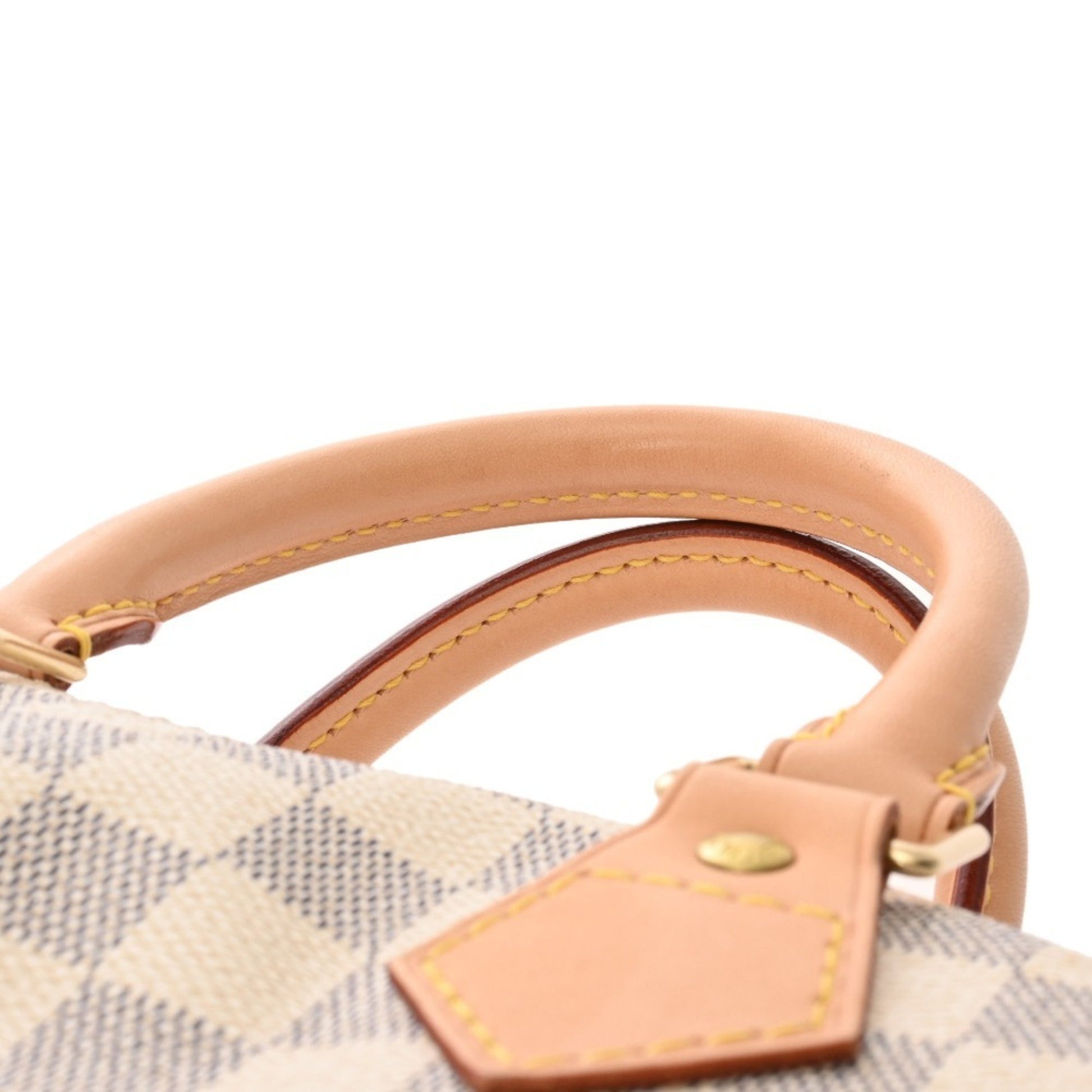 Louis Vuitton Speedy 25, White, Canvas, handbag