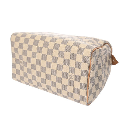 Louis Vuitton Speedy 25, White, Canvas, handbag