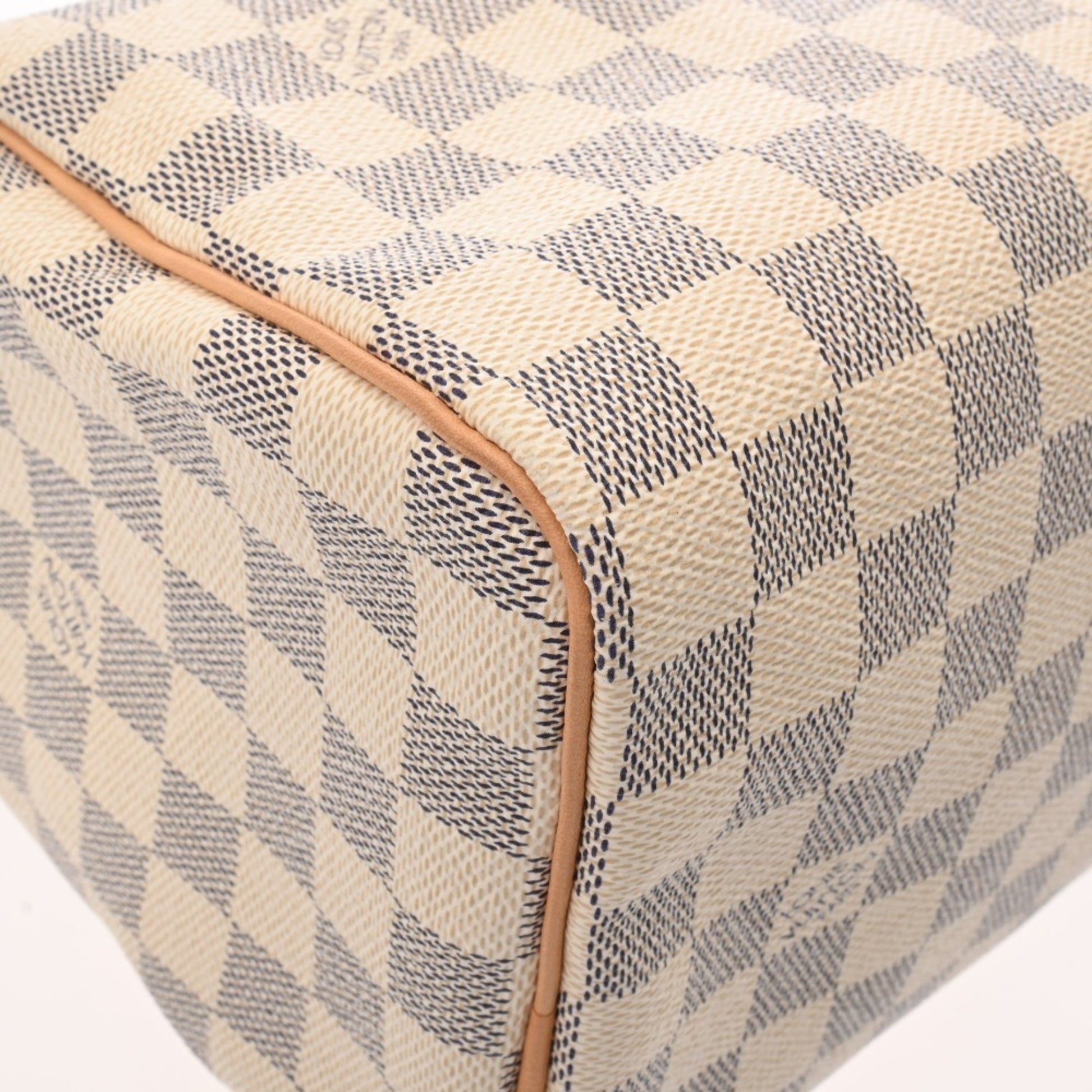 Louis Vuitton Speedy 25, White, Canvas, handbag