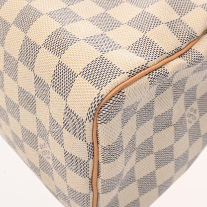 Louis Vuitton Speedy 25, White, Canvas, handbag