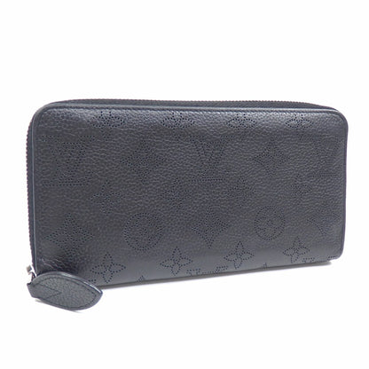 Louis Vuitton Mahina, Black, Leather, wallet