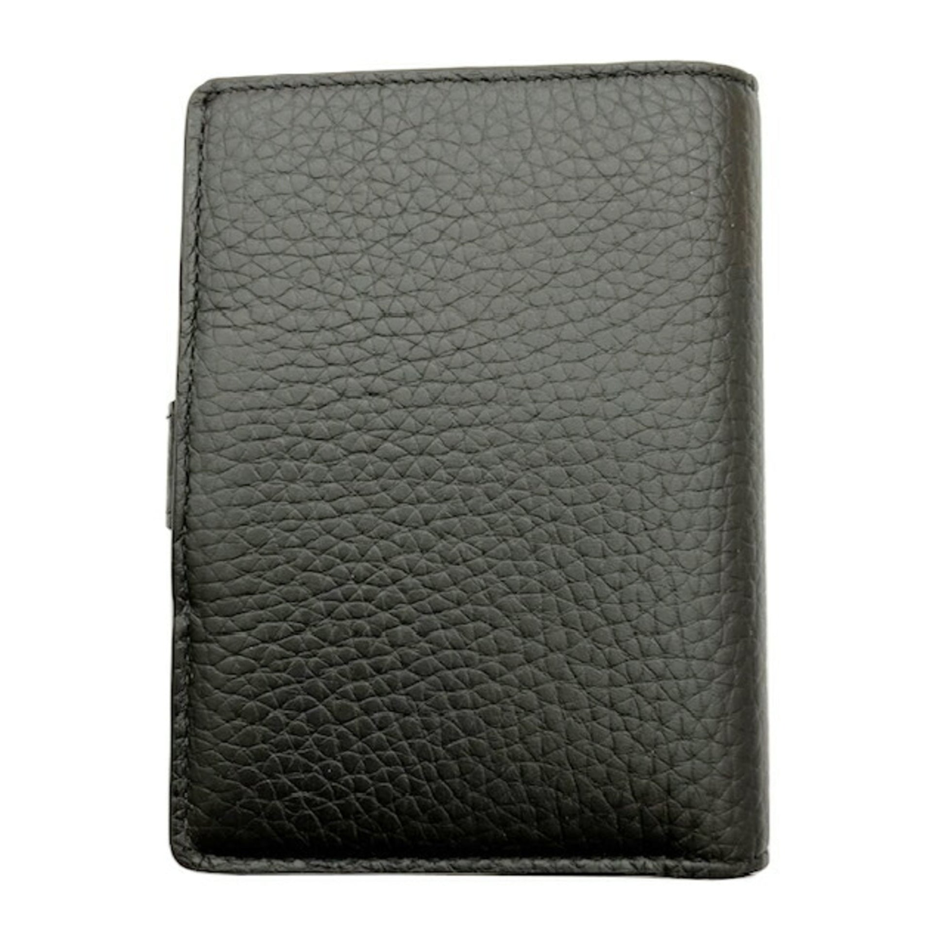 Louis Vuitton Portefeuille compact LV Vertical, Black, Leather, wallet