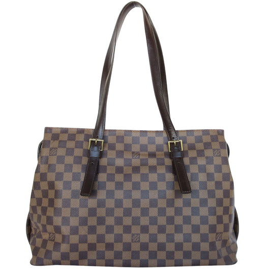 Louis Vuitton Chelsea, Brown, Canvas, shoulder