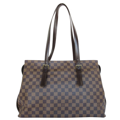 Louis Vuitton Chelsea, Brown, Canvas, shoulder