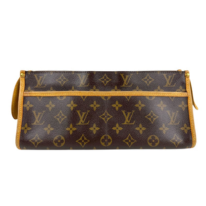 Louis Vuitton Popincourt, Brown, Canvas, shoulder