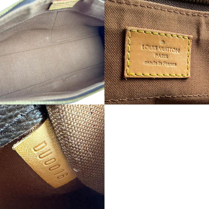 Louis Vuitton Popincourt, Brown, Canvas, shoulder