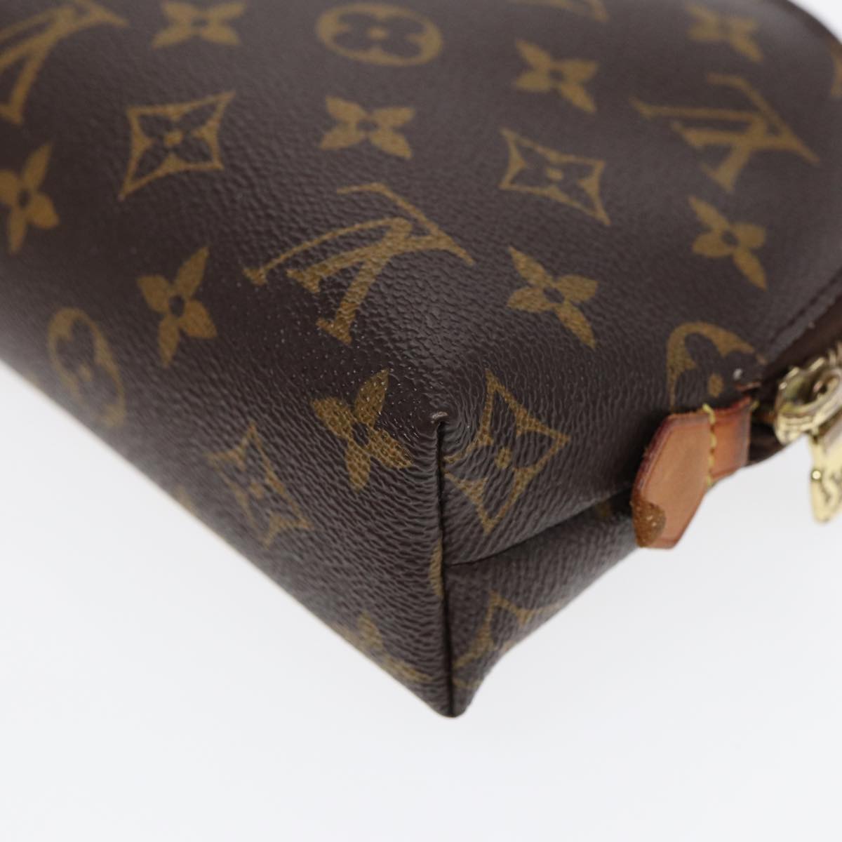 Louis Vuitton Cosmetic Pouch, Brown, Canvas, clutch