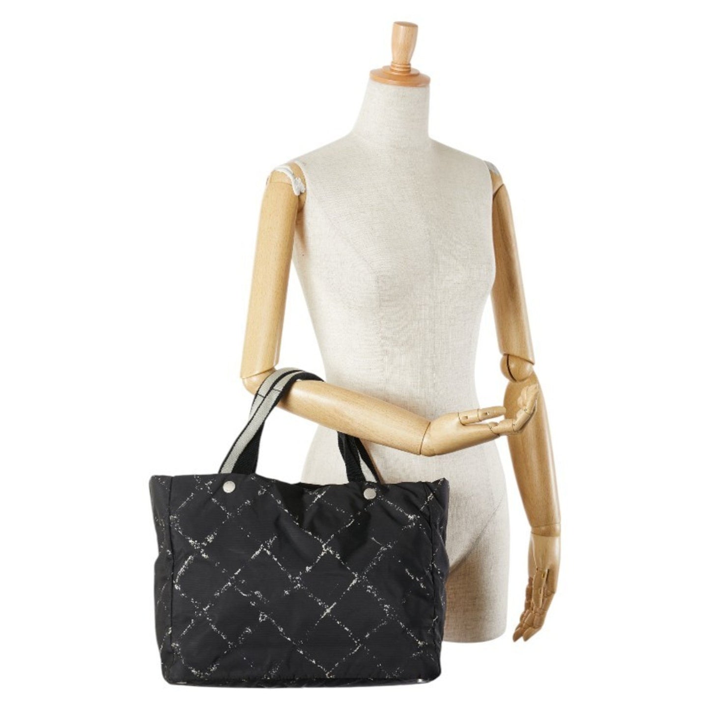 Chanel Travel line, Black, NYLON, tote