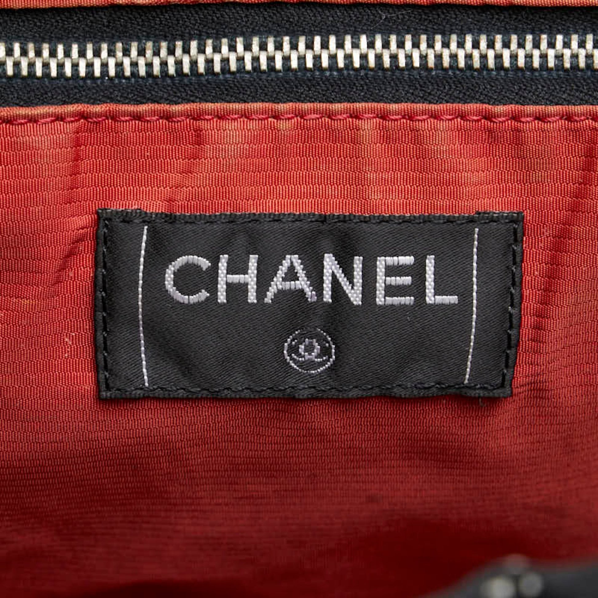 Chanel Travel line, Black, NYLON, tote