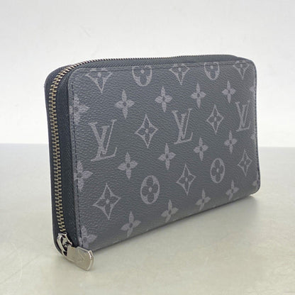 Louis Vuitton Zippy organizer, Black, Canvas, wallet